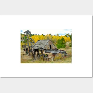 Abandoned Mine in Autumn Posters and Art